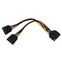 Bolongking CDL Micro Lot de 3 câbles répartiteurs SATA vers double SATA pour disque dur HDD SSD 20,3 cm