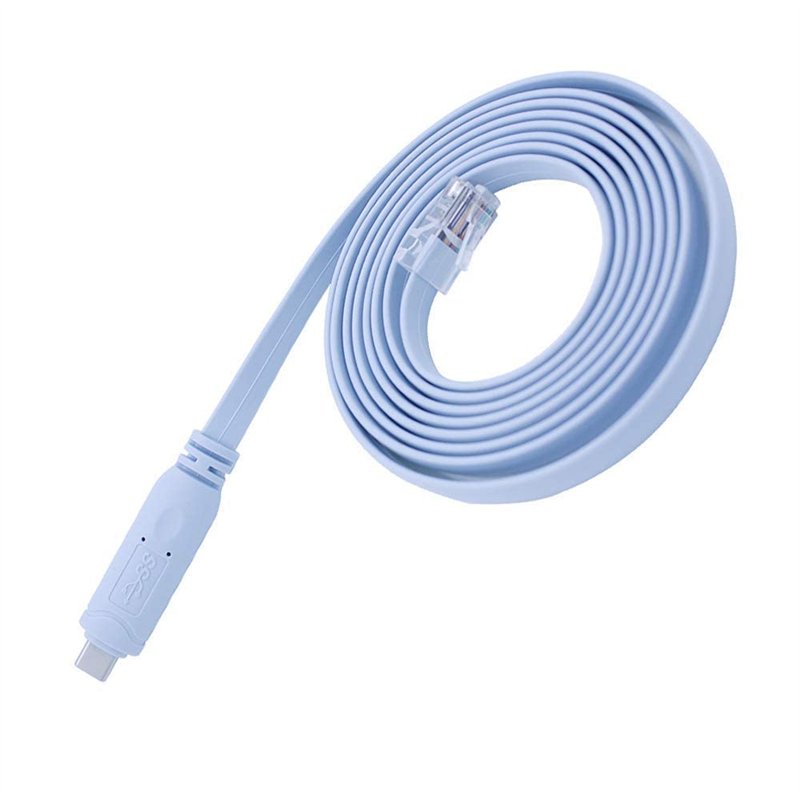 Câble de console USB C, USB vers USB C, câble de console USB de type C vers RJ45 pour ordinateurs portables MacBook (puce FTDI R)