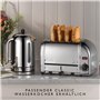 Dualit Toaster Grille Pain 4 Tranches Classic Vario - Grille Pain Inox Fabriqué au Royaume-Uni - Éléments ProHeat® Exclusifs - F