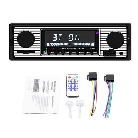 BOOMBOOST Stéréo de Voiture avec Bluetooth