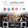BOOMBOOST Stéréo de Voiture avec Bluetooth, autoradio avec Port USB/SD/AUX, Radio FM pour autoradio, Lecteur MP3 numérique, Appe