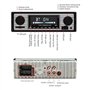 BOOMBOOST Stéréo de Voiture avec Bluetooth, autoradio avec Port USB/SD/AUX, Radio FM pour autoradio, Lecteur MP3 numérique, Appe