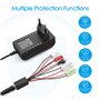 Intelligent 2.4V 3.6V 4.8V 6V 7.2V 8.4V 9.6V 10.8V 12V NIMH/NICD Chargeur de Batterie pour 2-10S Batterie Airsoft Batterie Voitu