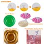 SAVITA 14pcs Porte-Gobelets Gonflables avec 1 Pompe à Air Mignon Flotteurs pour Piscine d'Été Décorations de Fête Jouets Amusant