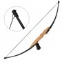 REAWOW Arc de Chasse Adulte Arcs de tir à l'arc Flèche Set 30Livres Chasse Takedown Arc Classique et flèche Ensemble pour Adulte