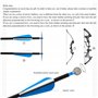REAWOW Arc de Chasse Adulte Arcs de tir à l'arc Flèche Set 30Livres Chasse Takedown Arc Classique et flèche Ensemble pour Adulte
