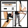 REAWOW Arc de Chasse Adulte Arcs de tir à l'arc Flèche Set 30Livres Chasse Takedown Arc Classique et flèche Ensemble pour Adulte
