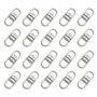 Ganzoo Lot de 20 ferrures pivotantes pour porte-clés