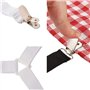 Felly Sangles pour Draps de Lit 4 Pièces Attache Drap Housse Triangle Attache Matelas élastique Tendeur de Draps Réglable Bretel