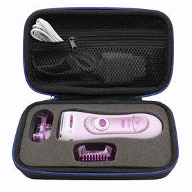 Portable Dur Voyage Cas Sac étui pour Braun Silk-Épil Lady Shaver 5-100 5160 Rasoir Électrique par GUBEE