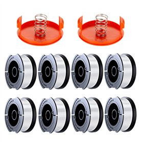 Eventronic 8 Pack Bobine Fil Coupe Bordure Compatible avec Black et Decker Coupe Bordures
