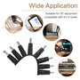Câble d'Alimentation USB vers DC 1 Pcs Convertisseur Universel 5V avec 11 Pcs Connecteurs 1m Câble de Charge Interchangeable Ada