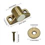 TANCUDER 4PCS Aimant pour Porte Placard Loquet de Porte Magnétique Fermeture de Porte Aimantée avec 4 Rondelles et 12 Vis Fermet