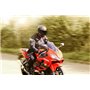 JET Blouson moto imperméable avec armure veste moto multi fonctionnel textile (Noir, XL (EU 52-54))