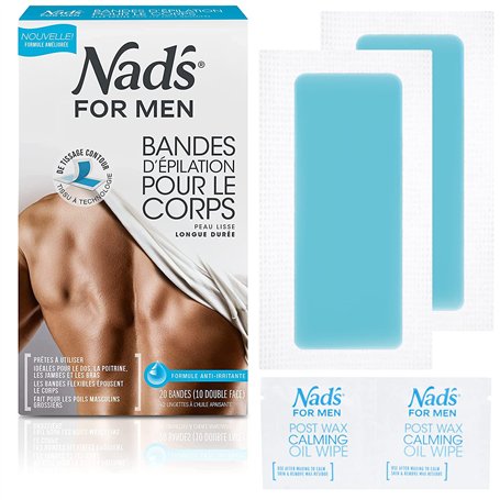 Nad’s For Men - 20 Bandes de Cire Froide