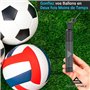 Sports Stable Pompe à Ballon Double Action, Fournie avec 5 Aiguilles. La Pompe à Air Idéale pour Votre Ballon de Football, Rugby