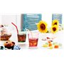 SCANDINOVIA - Gobelets Incassables Premium 400 ml, Lot de 6 Verres à Boisson en Acrylique de Qualité Supérieure, Plastique, Idéa