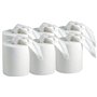Bobine Essuie-mains - Dévidage Central - Pure Ouate 2x18g/m² - Pack De 6 Bobines - 450 Formats - Dimension 20x24cm - Sf20502 - F