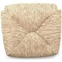 1212 Venezia Set de 6 assises de chaises de rechange en paille -
