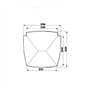 1212 Venezia Set de 6 assises de chaises de rechange en paille -