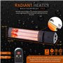 Chauffage radiant terrasse