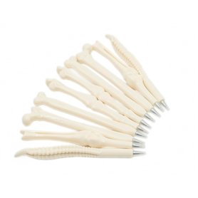 Lot de 10 stylos à bille à encre noire 0