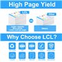 LCL Cartouche d'encre Compatible 210XL (4 Pack 1 Noir 1 Cyan 1 Magenta 1 Jaune) Remplacement pour Lexmark Office Edge Pro4000c/P