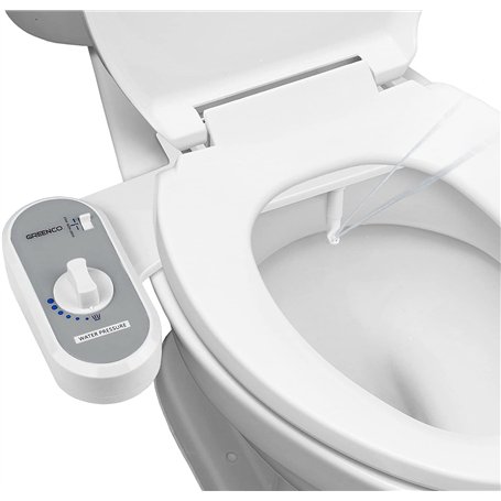 Greenco GRC2189 Accessoire de Bidet pour pulvérisateur d'eau de Toilette pour siège de Toilette