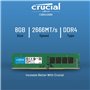 Crucial CB8GU2666 Module de mémoire 8 Go 1 x 8 Go DDR4 2666 MHz