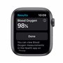 44MM) Boîtier en Aluminium Gris Sidéral avec Bracelet Sport Noir (Reconditionné)