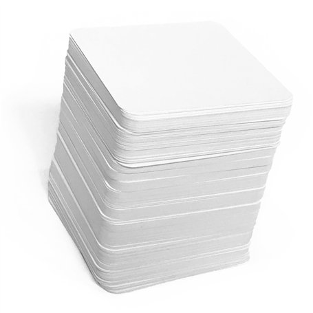 Apostrophe Games Cartes à jouer carrées vierges (7 cm carré et finition mate) 200 cartes vierges