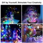 Guirlande Lumineuse, 2 x 12M 120 LED Girlande de Lumière Étanche Extérieur Intérieur Guirlandes Lumineuses à Piles AA pour Fête,