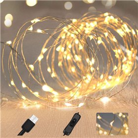 WALCHO Guirlande lumineuse alimentée par USB