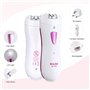 SHIKING Epilateur, Epilateur Electrique Femme avec Lumière LED, Epilateur Visage Femme Rechargeable approprié pour Aisselles, Ja