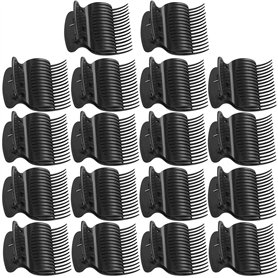 18 Pièces Clips de Rouleau Chaud Remplacement de Clips de Griffe de Bigoudi en Plastique Pinces à Rouleaux pour Petits
