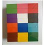 YIQI Ensemble de Blocs de Dominos en Bois coloré 120pcs, Jeu de Jeu éducatif pour Enfants
