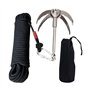 J-ouuo Grappin de Survie 400 kg en Acier Inoxydable avec Corde auxiliaire de 20 m