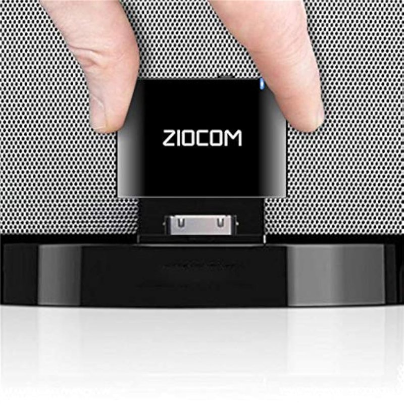 ZIOCOM Adaptateur Bluetooth Bose à 30 Broches pour Sounddock et Autres Stations d'accueil à Musique, Haut-Parleur pour iPod à 30