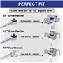 Spurtar Clé filtre à Huile 3 Bras Réglable Cle Filtre a Huile Universel Pour Diamètre 64mm-116mm Réglable Deux Direction