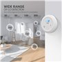 X-Sense Détecteur de Monoxyde de Carbone avec Batterie Échangeable et l'Écran LCD, Concentration de Monoxyde de Carbone avec Bou