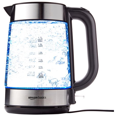 Amazon Basics Bouilloire électrique en verre