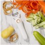 Éplucheur électrique pour fruits et légumes, en acier inoxydable, trancheuse à julienne, trancheuse 3 en 1, outil pour la cuisin