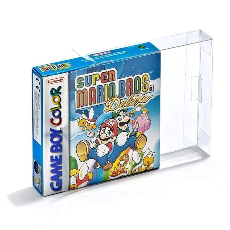 Link-e : 10 X Boitier de Protection Plastique pour Boite de Jeu Compatible avec Console Nintendo Gameboy, Color, Advance (GB, GB)