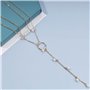 Yheakne Boho Cercle Perle Lariat Collier Or Long Lariat Chaîne Collier Minuscule Perle Collier Ras Du Cou Goutte Perle Chaîne Y 