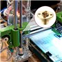 Aipaide 8 Pièces T8 Écrou Vis Trapézoïdal en Laiton Résistant à la Corrosion pour 8mm Fil Tige Filetée RepRap i3 3D Imprimante Z