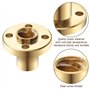 Aipaide 8 Pièces T8 Écrou Vis Trapézoïdal en Laiton Résistant à la Corrosion pour 8mm Fil Tige Filetée RepRap i3 3D Imprimante Z