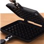 OFKPO Gaufrier Manuel, Moule à Gaufres en Aluminium pour Cuisinière avec Revêtement Intérieur Antiadhésif et Poignée