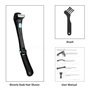 OFKPO Rasoir Retour Back Hair Shaver électrique Retour Cheveux Rasoir Remover, Cheveux de Dos Épilation du Dos de Corps Pliable 