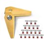 Lot de 18 lames de rechange en titane pour Bosch Indego 800