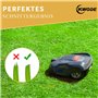 Lot de 18 lames de rechange en titane pour Bosch Indego 800, 1000, 1200, 350, 400 et 450, y compris Connect